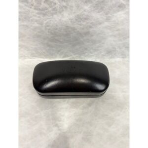 Coach New York Black Hard Clamshell Sunglasses Eyeglasses Case